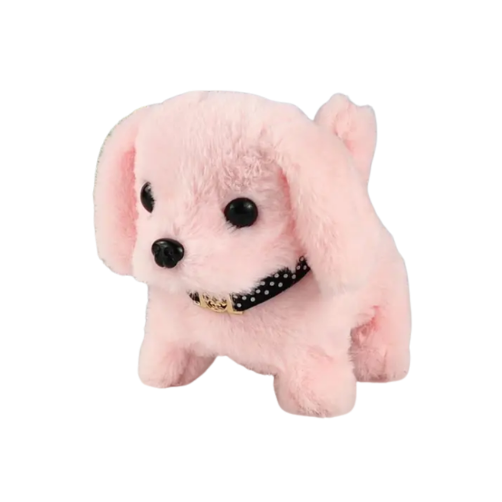 Poupée de chiot Labrador beige interactif Kenmeko, coffret de figurines pour jeu et câlins.