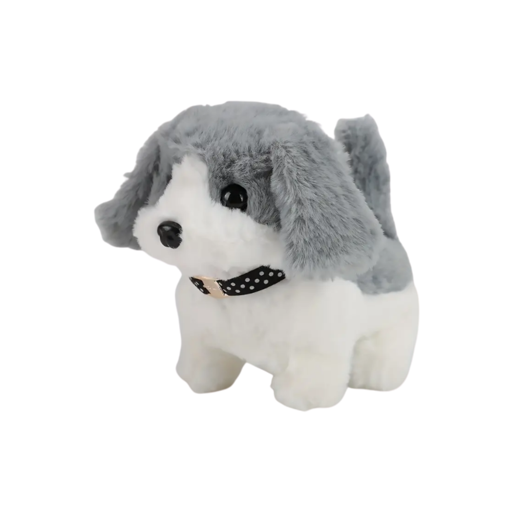 Boneco de pelúcia Labrador bege da Kenmeko, brinquedo interativo de cachorro chiot para crianças, em coffret de figuras e brinquedos.