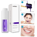 Dentifrício violet éclaircissant da Kesler, cuidado bucal para dentes mais brancos, com embalagem de tubo.