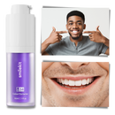Dentifrício violet éclaircissant da Kesler, produto de cuidados bucais com embalagem visível e design moderno.