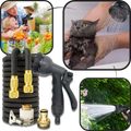 Tubo de jardim extensível Kettoya para irrigação, resistente e de alta qualidade, com conexão flexível para facilitar o uso.