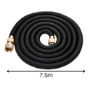Tubo de jardim extensível Kettoya para irrigação e irrigação, resistente e de alta qualidade, visível ao longo do jardim.