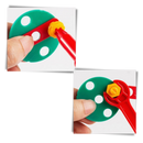Casse-tête educativo Keyohome de ursos com kit de perfuração, peça de puzzle para desenvolver habilidades e coordenação motora.