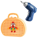 Casse-tête educativo Keyohome com tema de urso e kit de perfuração, peça de plástico colorido para montar e aprender.