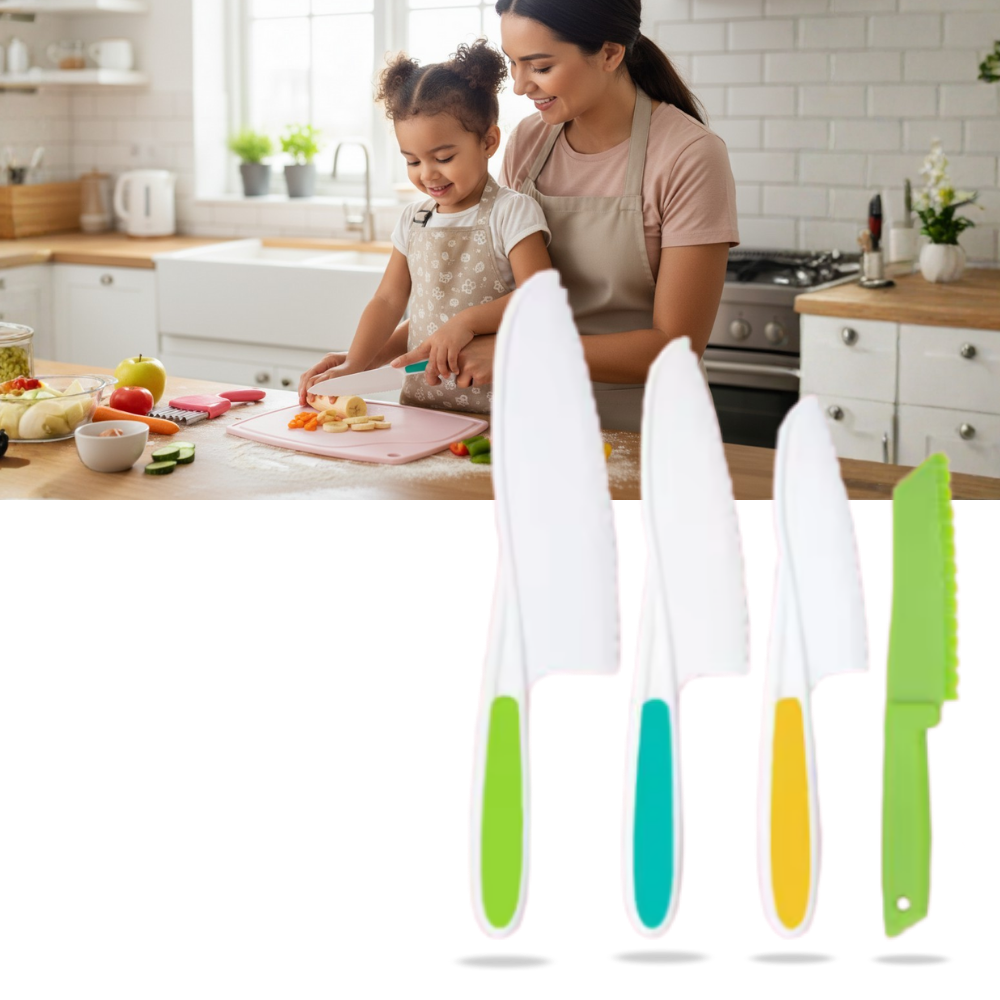 Conjunto de utensílios de cozinha para crianças da marca Fnyko, brinquedos de imitação para brincar de cozinhar.