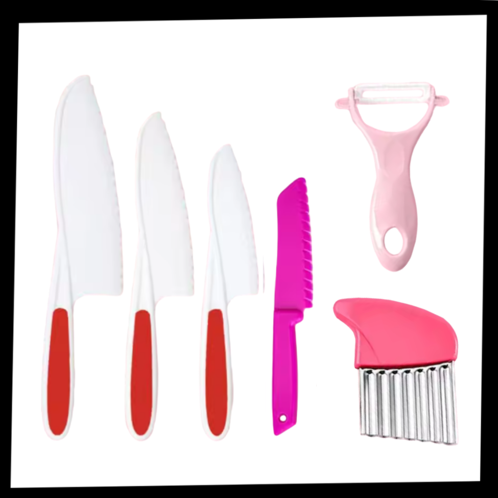 Conjunto de utensílios de cozinha para crianças da marca Fnyko, brinquedos de imitação para diversão e aprendizado na cozinha.