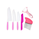 Conjunto de utensílios de cozinha para crianças da marca Fnyko, brinquedos de imitação com utensílios rosa para diversão infantil