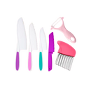 Conjunto de utensílios de cozinha para crianças da marca Fnyko, brinquedos de imitação coloridos para diversão na brincadeira de cozinha.