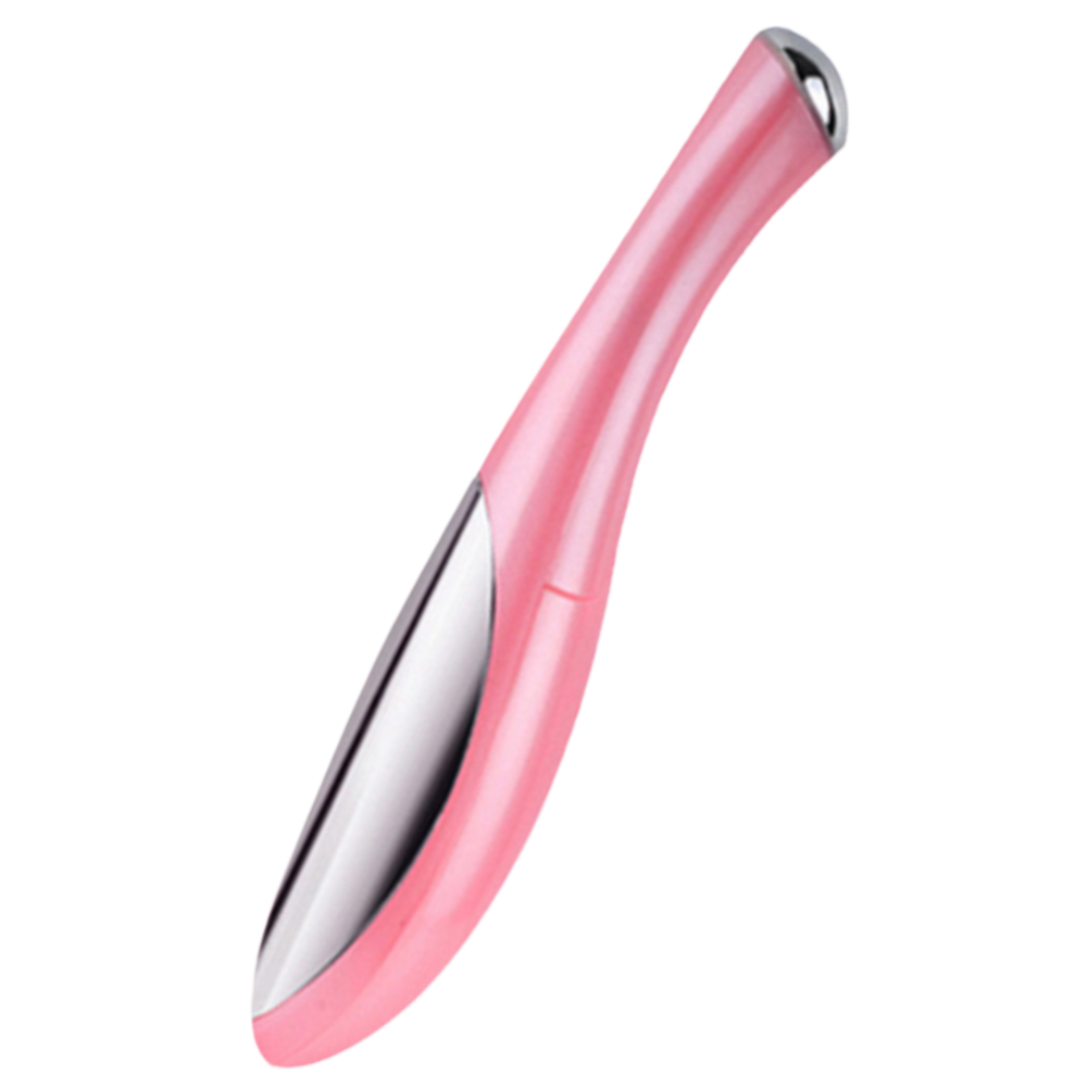 Masseur elétrico multifuncional Kikio para rosto, dispositivo de massagem e relaxamento com design branco.