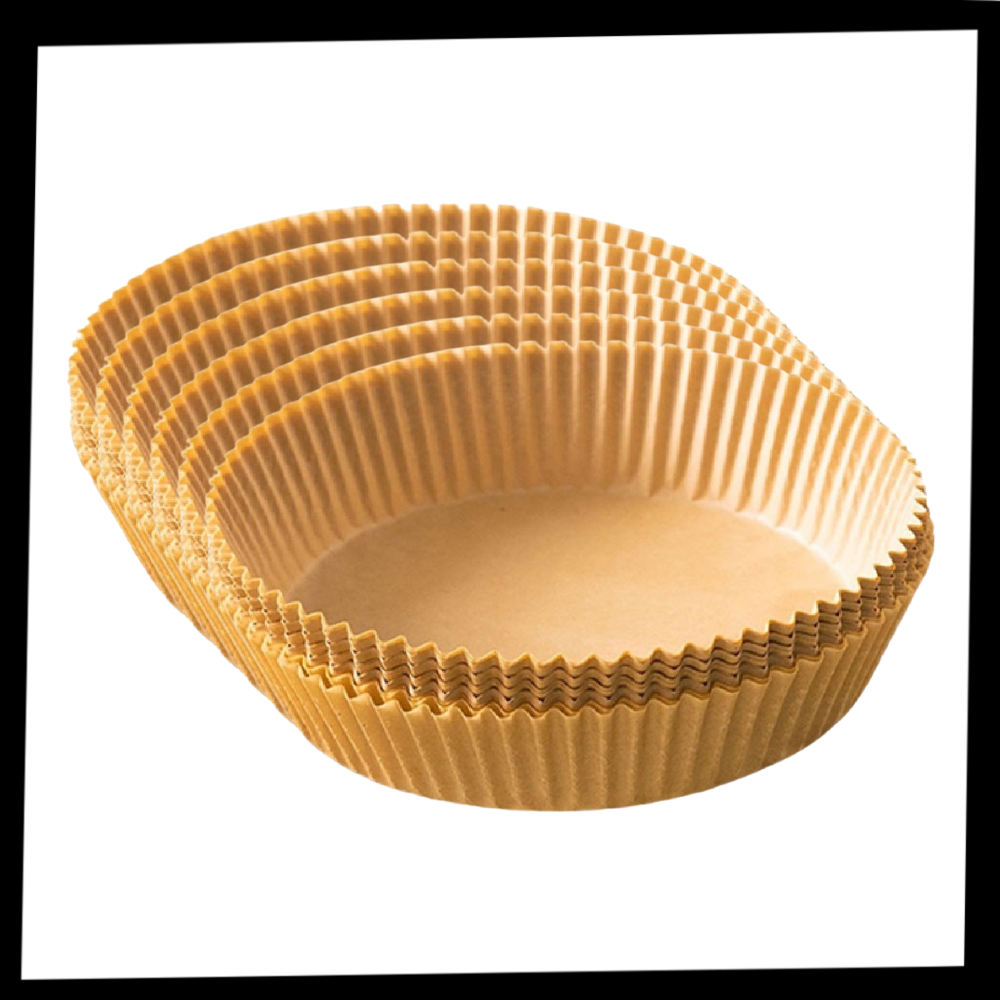 Pack de 50 revêtements en papier jetables pour friteuse, compatible avec matériel de cuisson et pâtisserie Kingbest.
