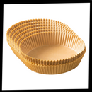 Pack de 50 revêtements en papier jetables pour friteuse, compatible avec matériel de cuisson et pâtisserie Kingbest.