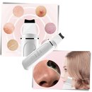 Espátula exfoliante ultrassônica para o rosto da marca Kinsei Beauty, usada para limpeza e cuidados faciais.