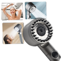 Pommeau de douche haute pressão 4 en 1 de la marque Kit, pièce de plomberie avec plusieurs modes de jet.
