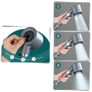 Pommeau de douche haute pression 4 en 1 da marca Kit, com várias funções, ideal para sistemas de banho de alta pressão.