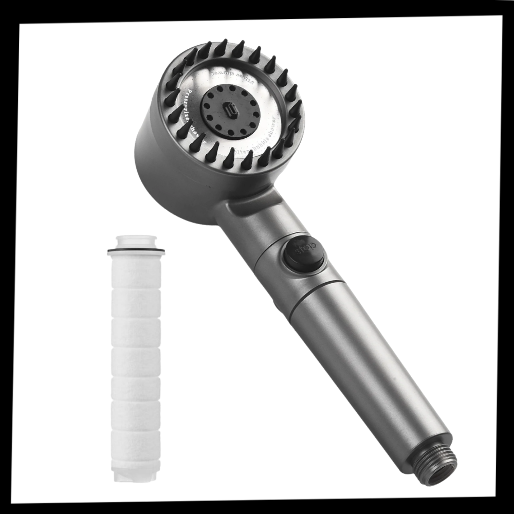Pommeau de douche haute pressão 4 en 1 Kit, pièce de plomberie avec plusieurs fonctions pour confort et économie d'eau