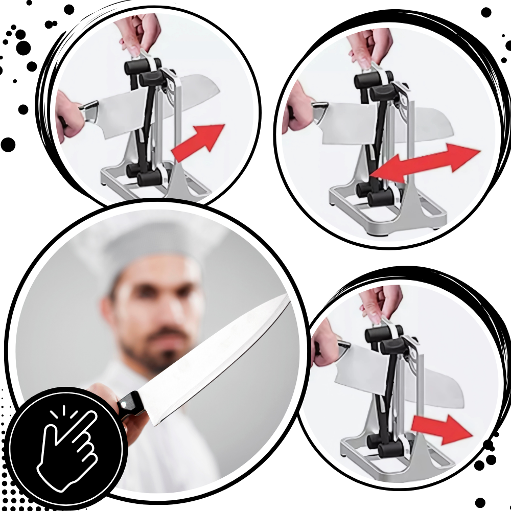 Afiador de facas elétrico da marca 5 Star Super Deals, aparelho de eletrodoméstico de cozinha para afiar facas facilmente