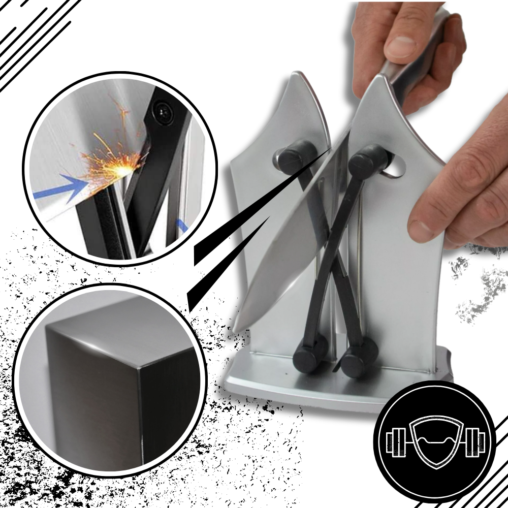 Afiador de facas elétrico da 5 Star Super Deals para cozinha, com lâminas de alta resistência para corte preciso e seguro.
