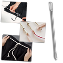 Enfileur fácil de cordão de ajuste de cintura, ferramenta para artesanato criativo, marca Knitting Needles.