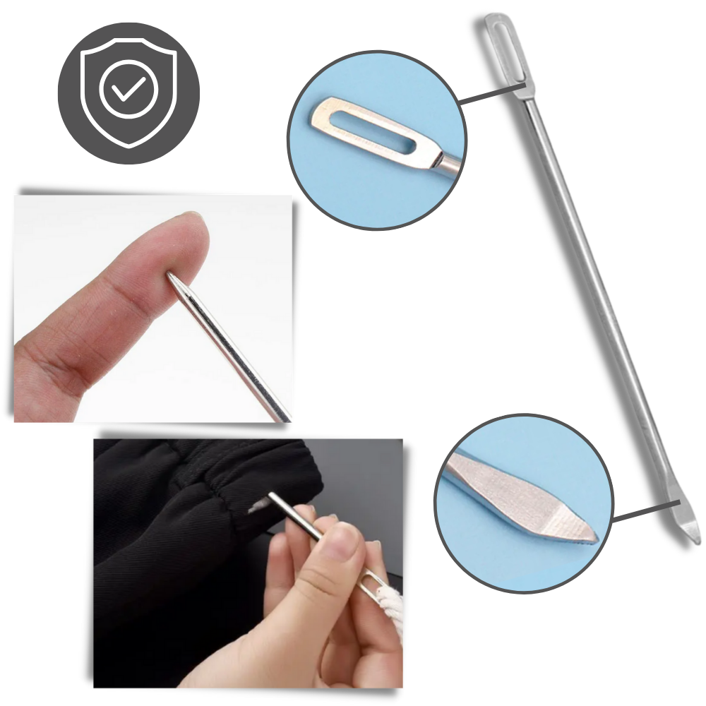 Enfileur de cordon de serrage de la ceinture, outil de loisirs créatifs de la marque Knitting Needles, facile à utiliser.