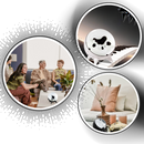 Enceinte magnética decorativa da Kokiya com ferrofluido dançante, acabamento preto, item de decoração moderno e elegante.