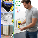 Mastic de vedação multiuso Kokovifyves, forte aderência para proteção e materiais de impermeabilização.