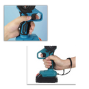 Mini tronçonneuse elétrica Konesky para uso externo, com lâmina compacta e design portátil para corte de galhos e pequenas árvores.