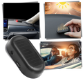 Lâmpada de alarme solar para carro da Kqjqs Home, dispositivo de segurança veicular de cor azul, com funcionamento solar.