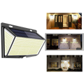 Lâmpada solar exterior Ktcina com 468 LEDs, luminária de iluminação eficiente para áreas externas.