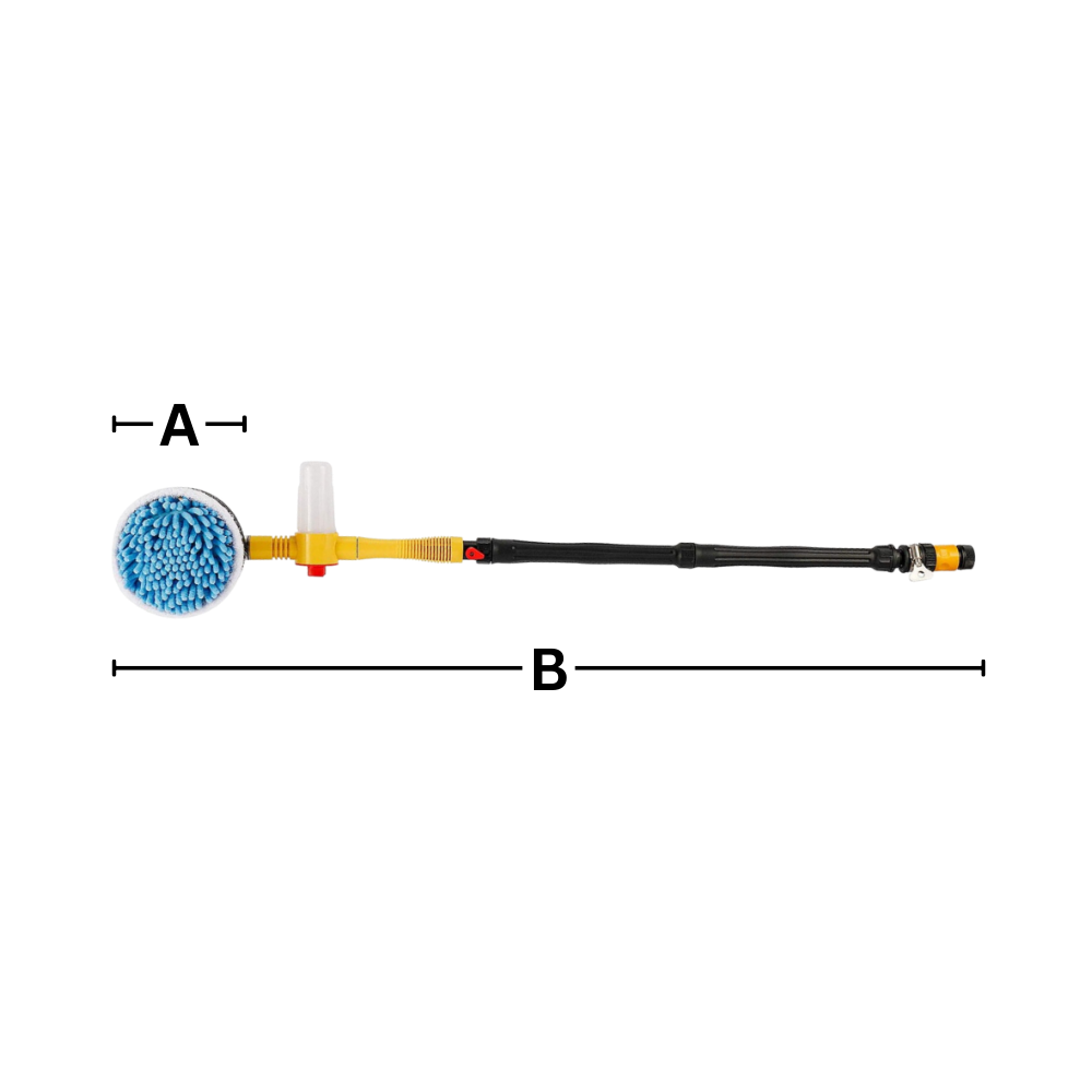Pistolet extensível de limpeza de carro Kuluzego, ferramenta para manutenção e higiene de veículos.