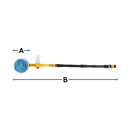 Pistolet extensível de limpeza de carro Kuluzego, ferramenta para manutenção e higiene de veículos.