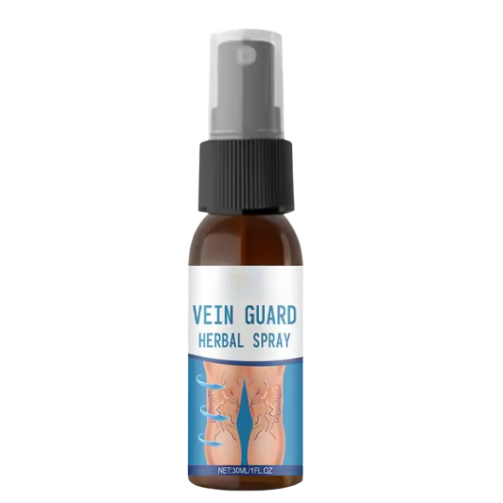 Spray hidratante refrescante para as pernas da marca Kunpeng, com embalagem em spray e fórmula hidratante e revigorante.