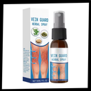 Spray hidratante e refrescante para as pernas da marca Kunpeng, frasco com pulverizador branco e detalhes azuis.