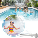 Acessórios para piscinas Kurtrussel, fonte e cascata de água para spas e piscinas, em instalação visível na imagem.