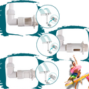 Acessórios para piscinas e spas Kurtrussel, fonte e cascata de piscina com detalhes em plástico resistente.