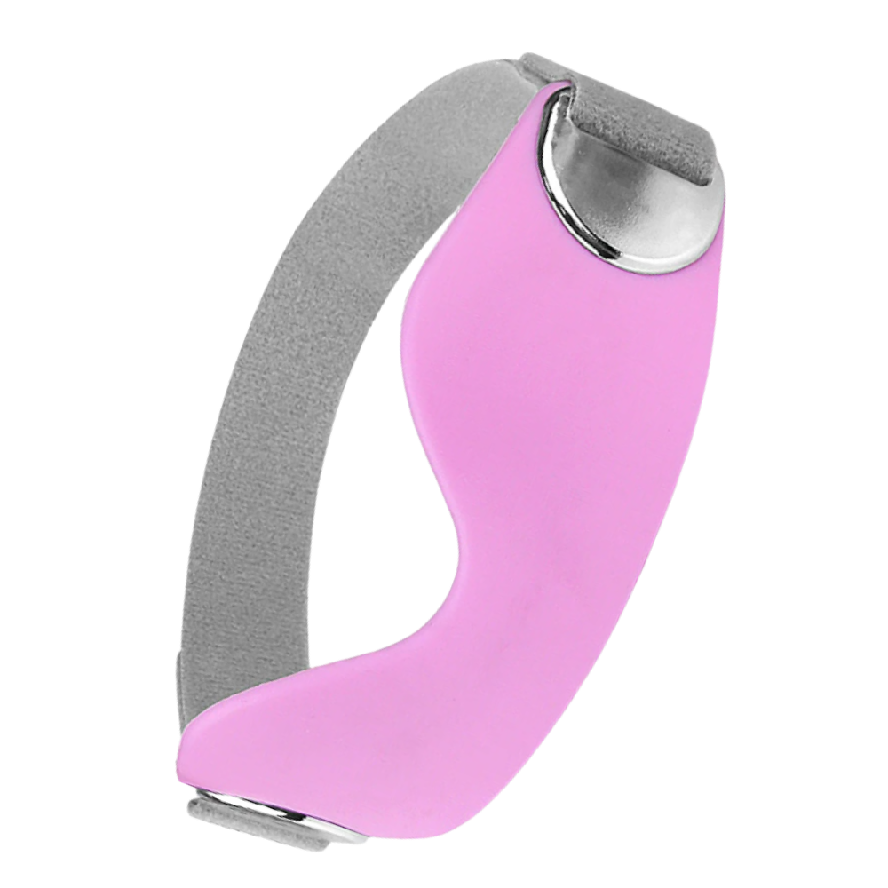 Joelheira amortecedora rosa da Kyncilor, acessório de suporte para joelho, com design confortável e proteção para atividades físicas.