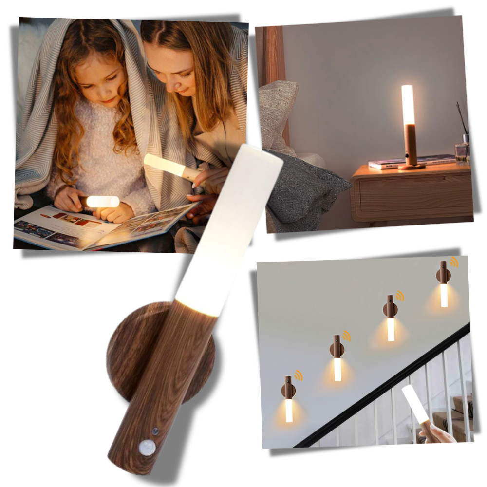 Lanterna Landgoo recarregável com detector de movimento, luz clara, portátil e ideal para uso externo e emergências.