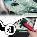 Martelo de emergência Landlord para veículos, ferramenta de segurança automotiva portátil e resistente para emergências.