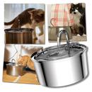 Fonte para gatos de alta capacidade da Houkiper, acessório para animais com fluxo de água contínuo e design moderno.