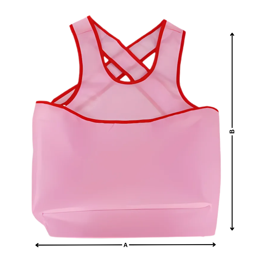 Avental de limpeza impermeável Tongina com bolso grande, ideal para tarefas domésticas e proteção na cozinha.