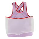 Avental de limpeza impermeável Tongina com bolso grande, ideal para proteção na cozinha ou lavanderia, em branco.