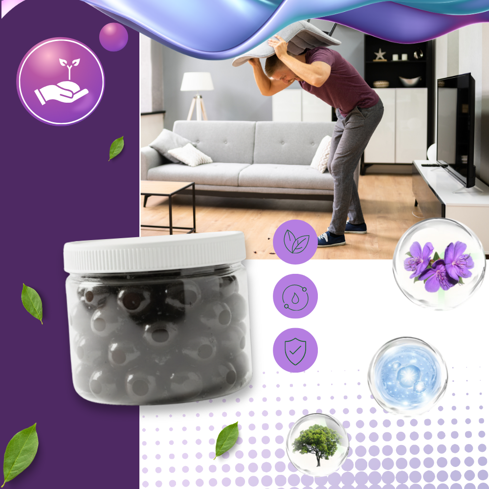 Perles anti-cupim com extrato de lavanda da Rubyca, inseticida natural para controle de pragas com aroma de lavanda.
