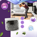 Perles anti-cupim com extrato de lavanda da Rubyca, inseticida natural para controle de pragas com aroma de lavanda.