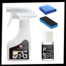 Kit de limpeza e restauração de faróis Lawor para veículos, incluindo ferramentas e produtos para manutenção de faróis.