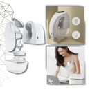 Acessório para tire-lait Dcenta, dispositivo anti-fugas e de uso livre de mãos, com design seguro e confortável.