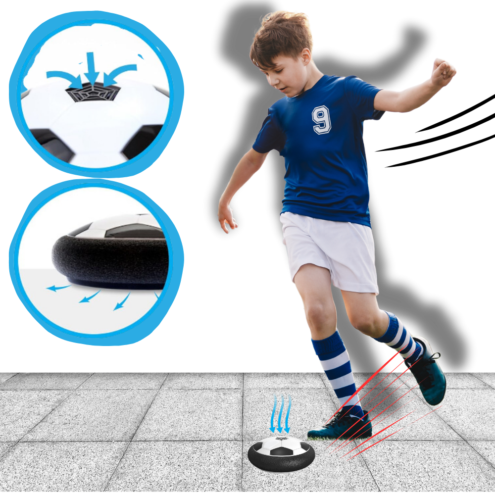 Bola flutuante luminosa LED da Homyl, brinquedo de atividade com luzes coloridas, em movimento e destaque visual.