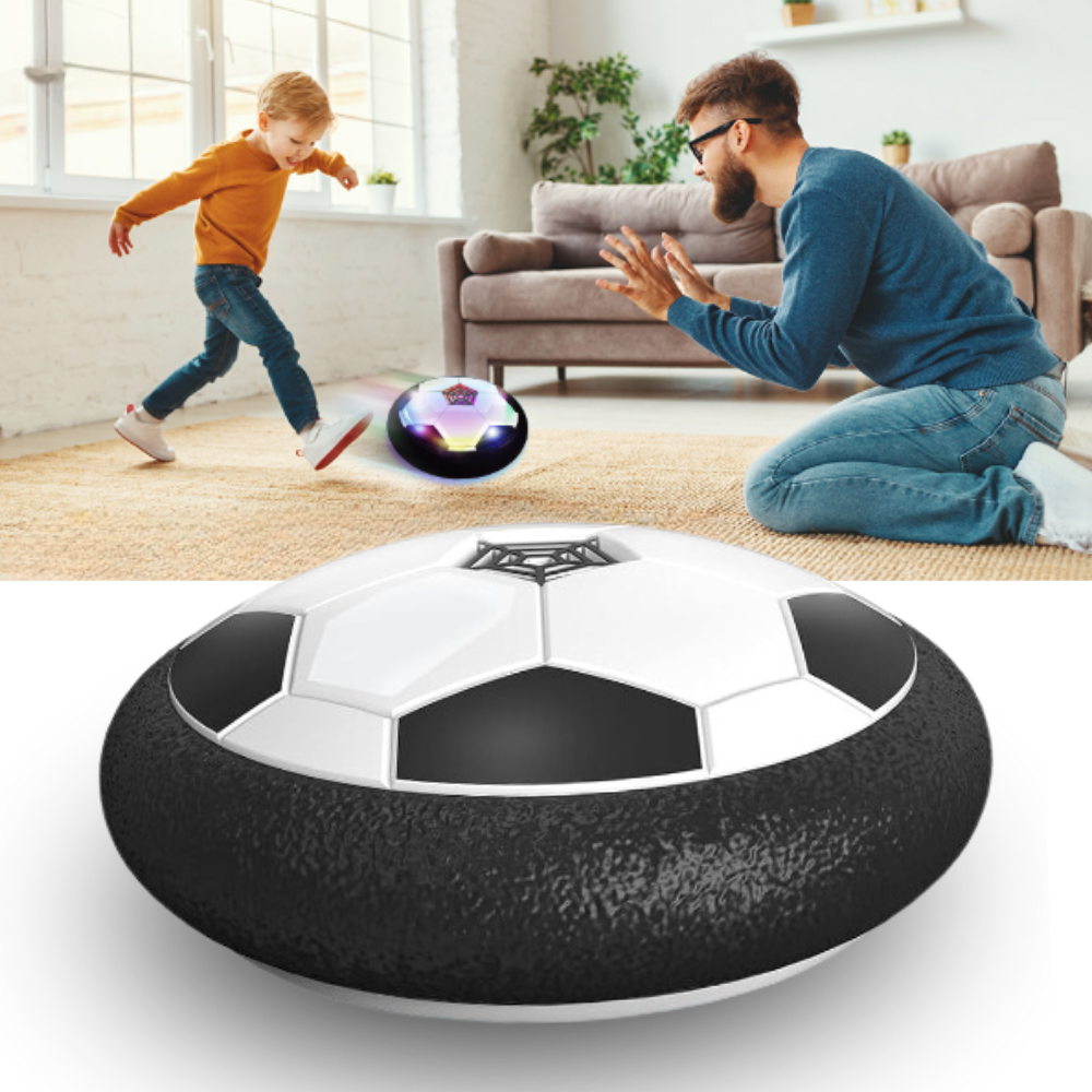 Bola flutuante com LED da Homyl, brinquedo de atividade com luzes coloridas e design moderno para diversão interativa.