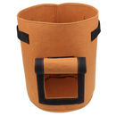 Pochette de tecido preta para jardinagem de legumes, compatível com jardineiras, marca Lemonbest, usada para proteger plantas.