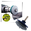 Conjunto de acessórios de afiação de lâminas rotativas Lieteswe para equipamentos elétricos de exterior, com três peças.
