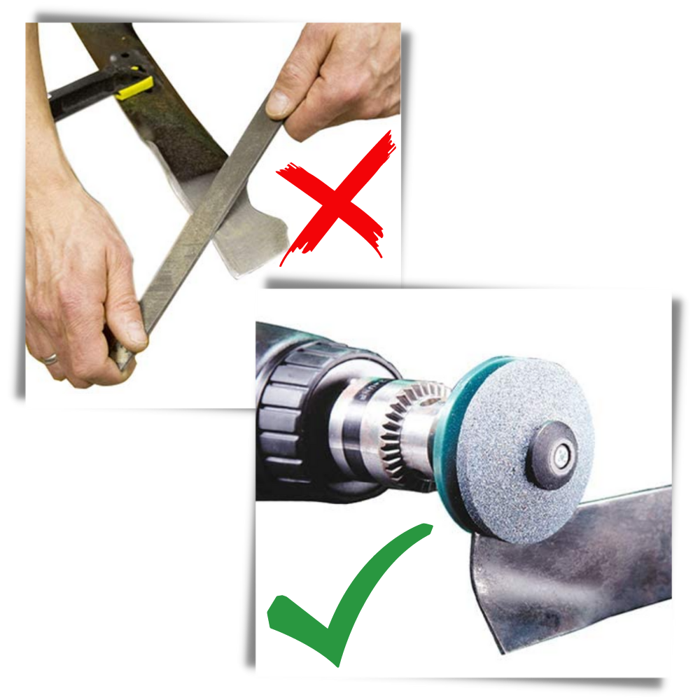Conjunto de acessórios para equipamento elétrico externo Lieteswe, incluindo afiador de lâminas rotativas, 3 peças.