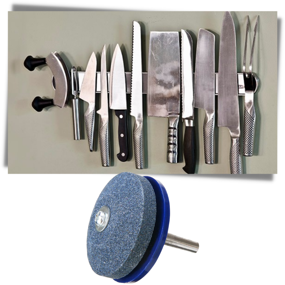Conjunto de acessórios para equipamento elétrico externo Lieteswe com 3 peças para afiar lâminas rotativas.